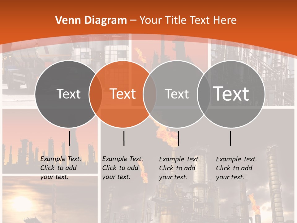 Fuel Refinery Chimney PowerPoint Template