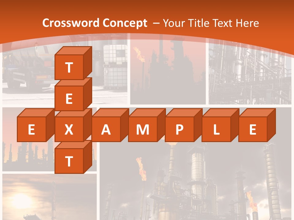 Fuel Refinery Chimney PowerPoint Template