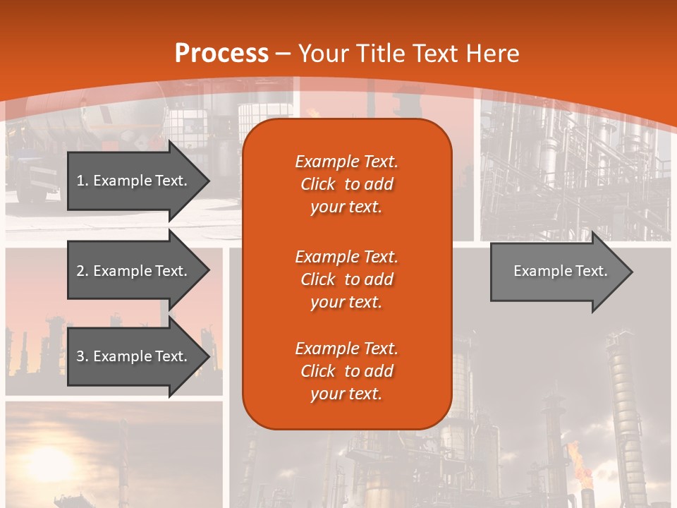Fuel Refinery Chimney PowerPoint Template