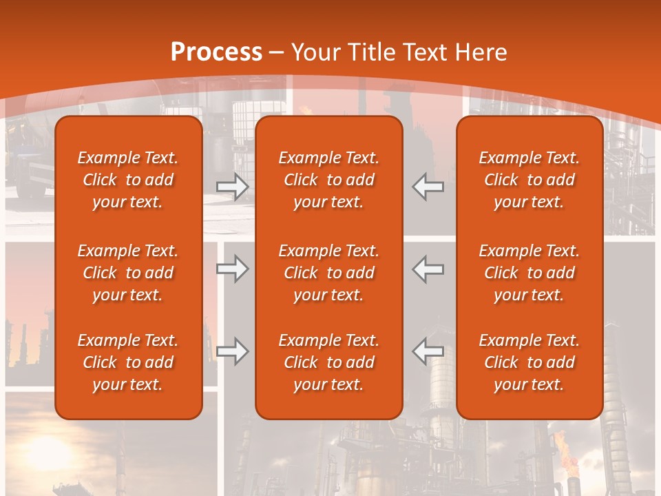 Fuel Refinery Chimney PowerPoint Template