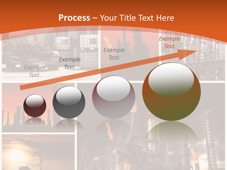 Fuel Refinery Chimney PowerPoint Template