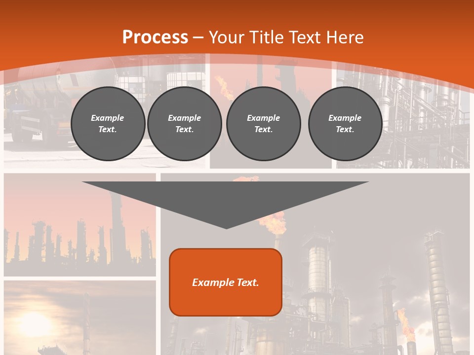 Fuel Refinery Chimney PowerPoint Template