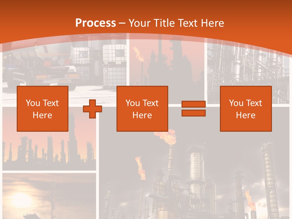 Fuel Refinery Chimney PowerPoint Template