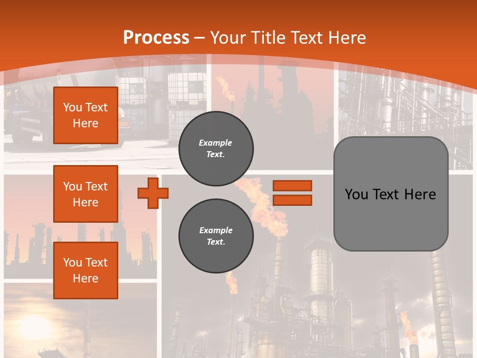 Fuel Refinery Chimney PowerPoint Template