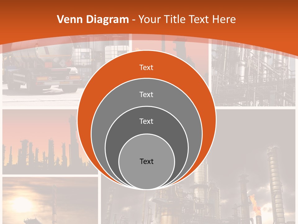 Fuel Refinery Chimney PowerPoint Template