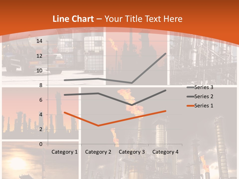 Fuel Refinery Chimney PowerPoint Template