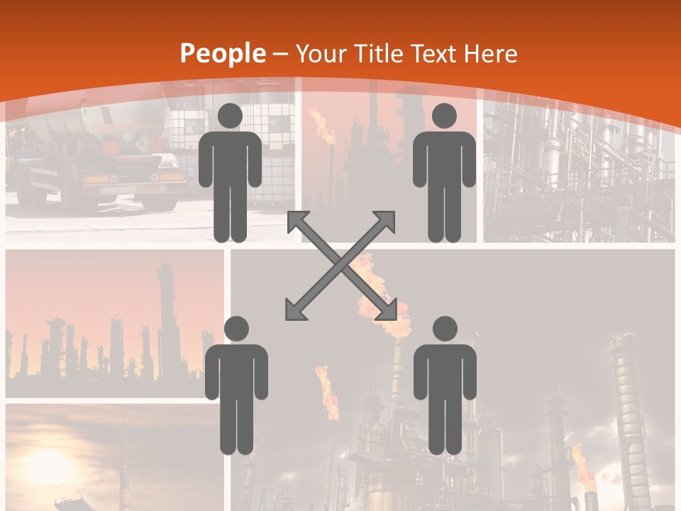 Fuel Refinery Chimney PowerPoint Template