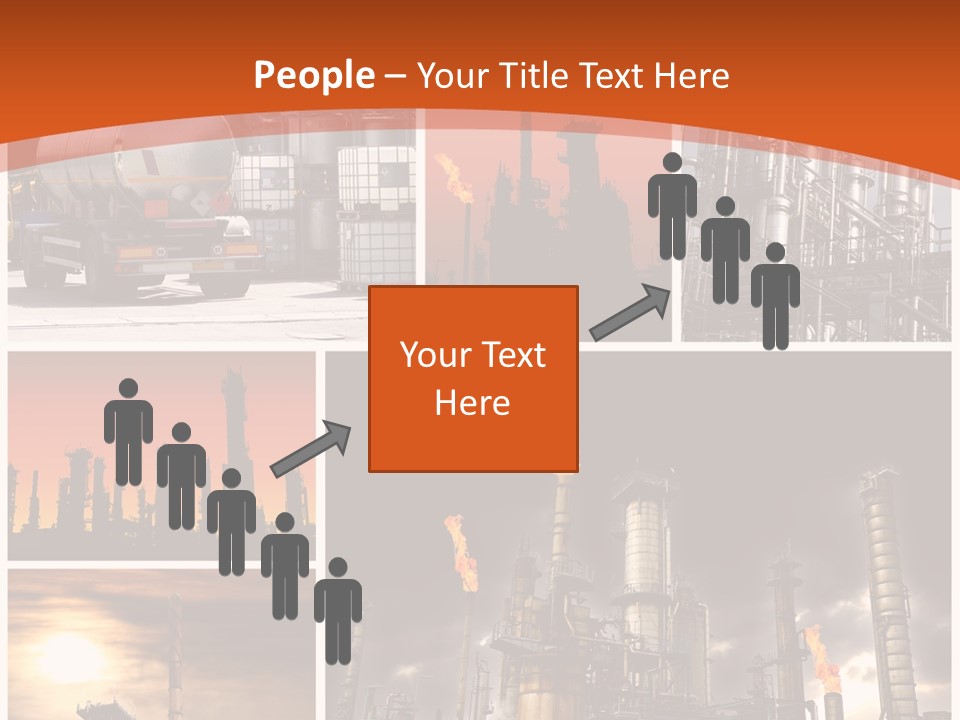Fuel Refinery Chimney PowerPoint Template