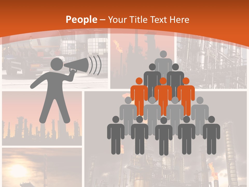 Fuel Refinery Chimney PowerPoint Template