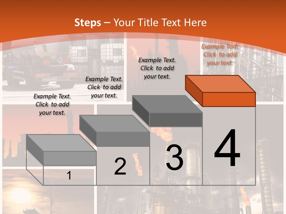 Fuel Refinery Chimney PowerPoint Template