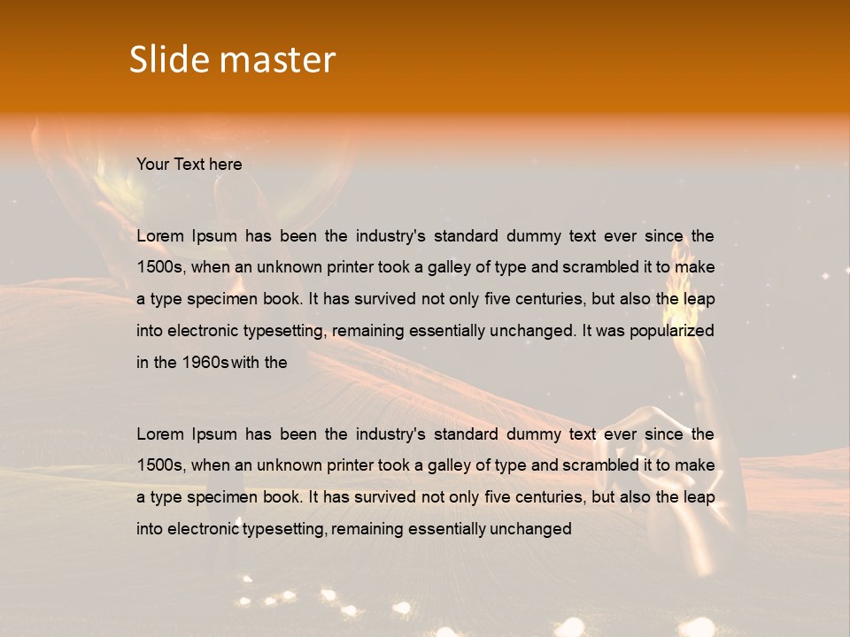 Cloudscape Dream Meadow PowerPoint Template