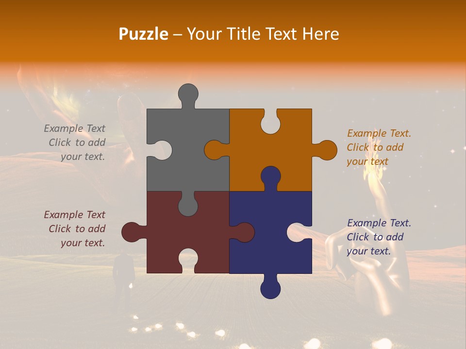 Cloudscape Dream Meadow PowerPoint Template