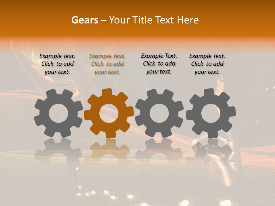 Cloudscape Dream Meadow PowerPoint Template