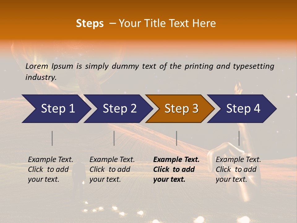 Cloudscape Dream Meadow PowerPoint Template