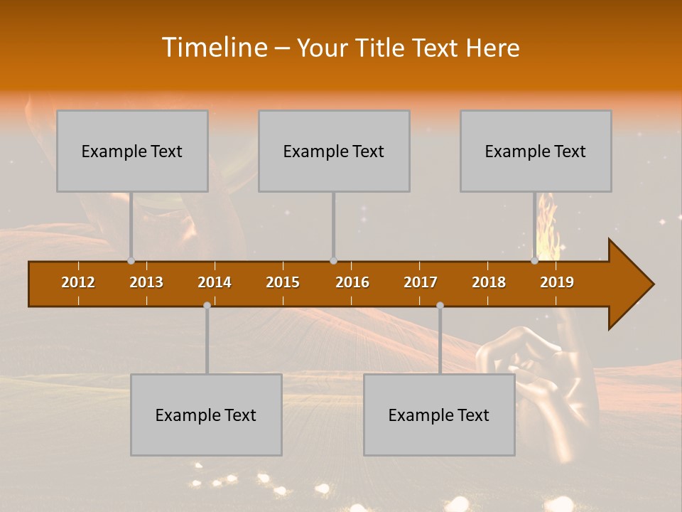 Cloudscape Dream Meadow PowerPoint Template