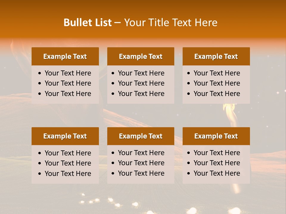 Cloudscape Dream Meadow PowerPoint Template