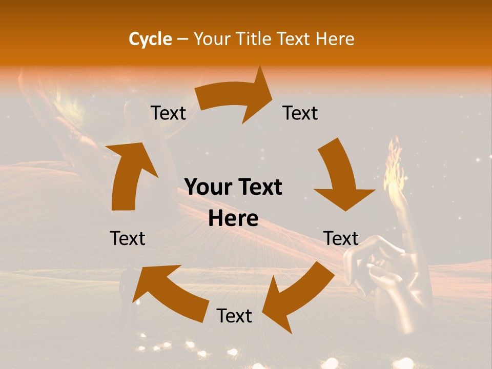 Cloudscape Dream Meadow PowerPoint Template