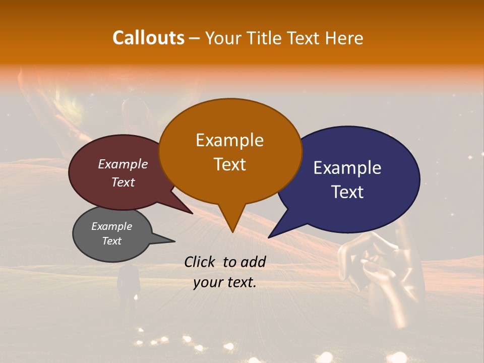 Cloudscape Dream Meadow PowerPoint Template