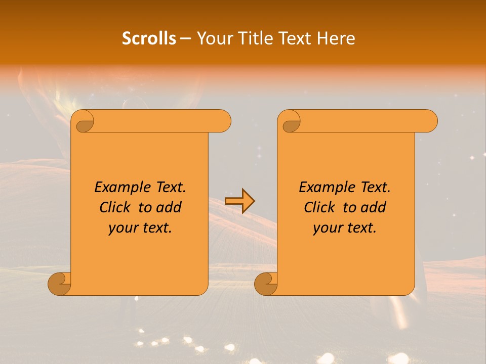 Cloudscape Dream Meadow PowerPoint Template