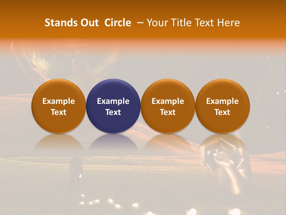 Cloudscape Dream Meadow PowerPoint Template