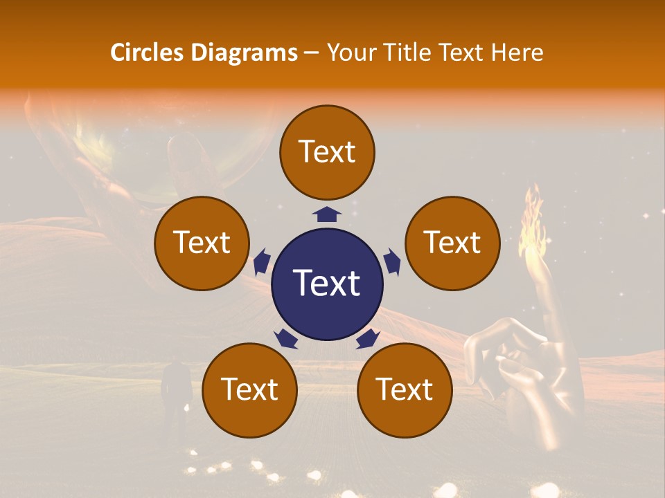 Cloudscape Dream Meadow PowerPoint Template
