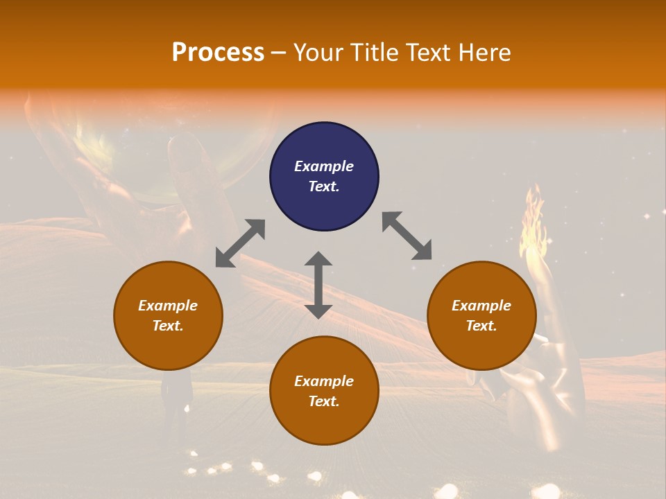 Cloudscape Dream Meadow PowerPoint Template