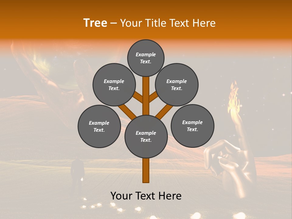 Cloudscape Dream Meadow PowerPoint Template