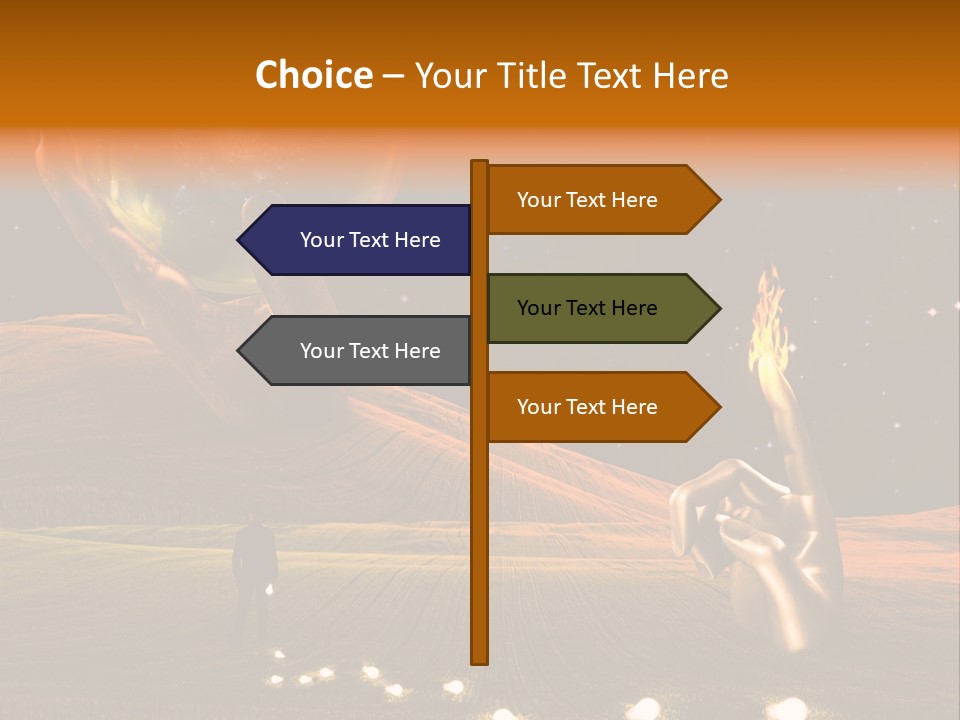 Cloudscape Dream Meadow PowerPoint Template