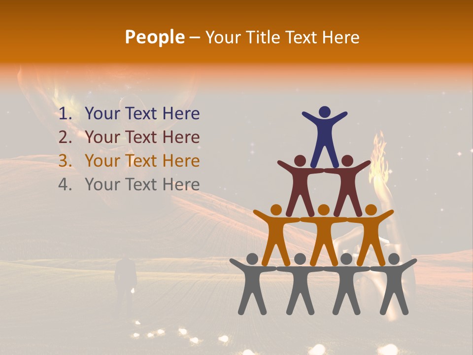 Cloudscape Dream Meadow PowerPoint Template