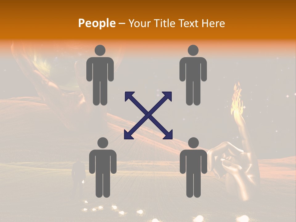 Cloudscape Dream Meadow PowerPoint Template