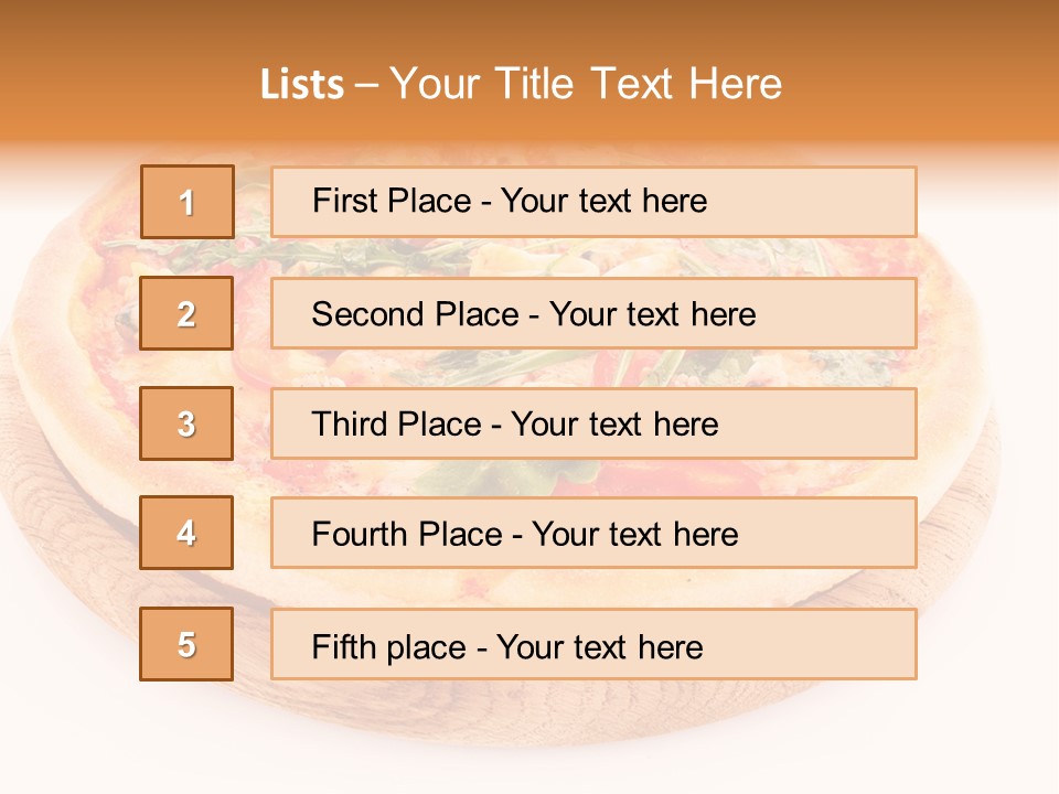 Shrimp Marine Snack PowerPoint Template