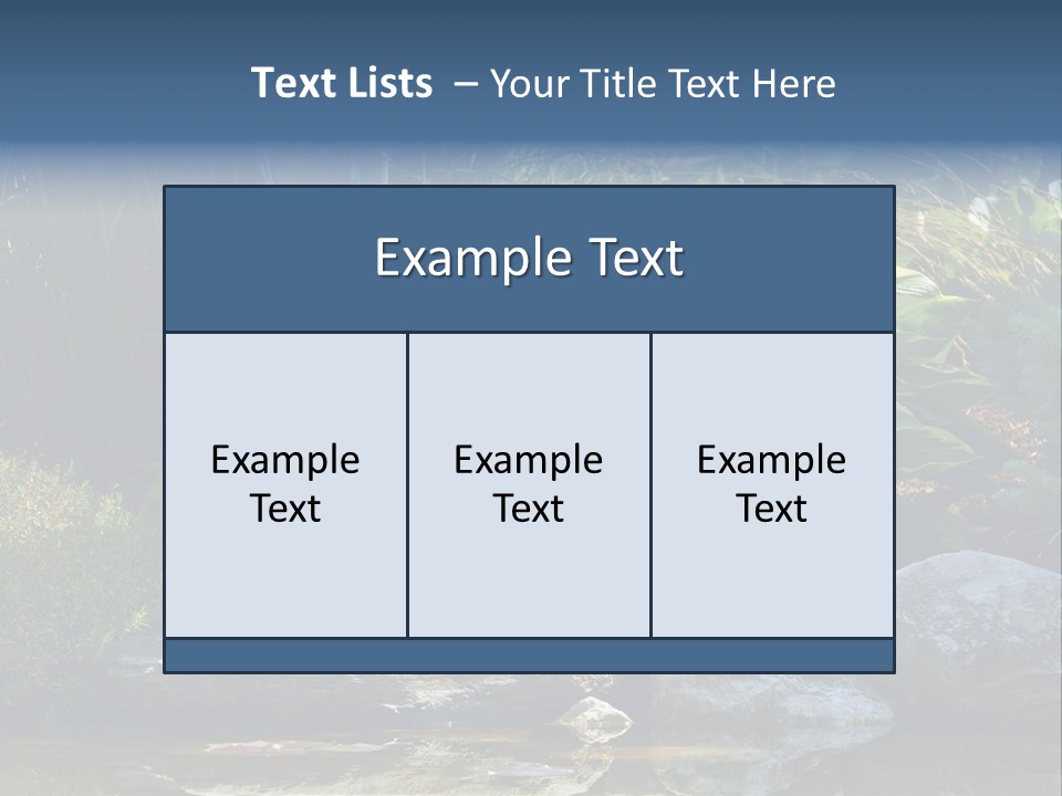 Nature Happy Park PowerPoint Template
