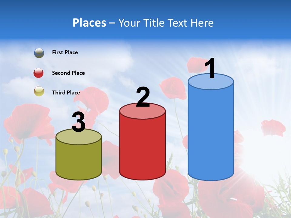 Colour Nature Red PowerPoint Template