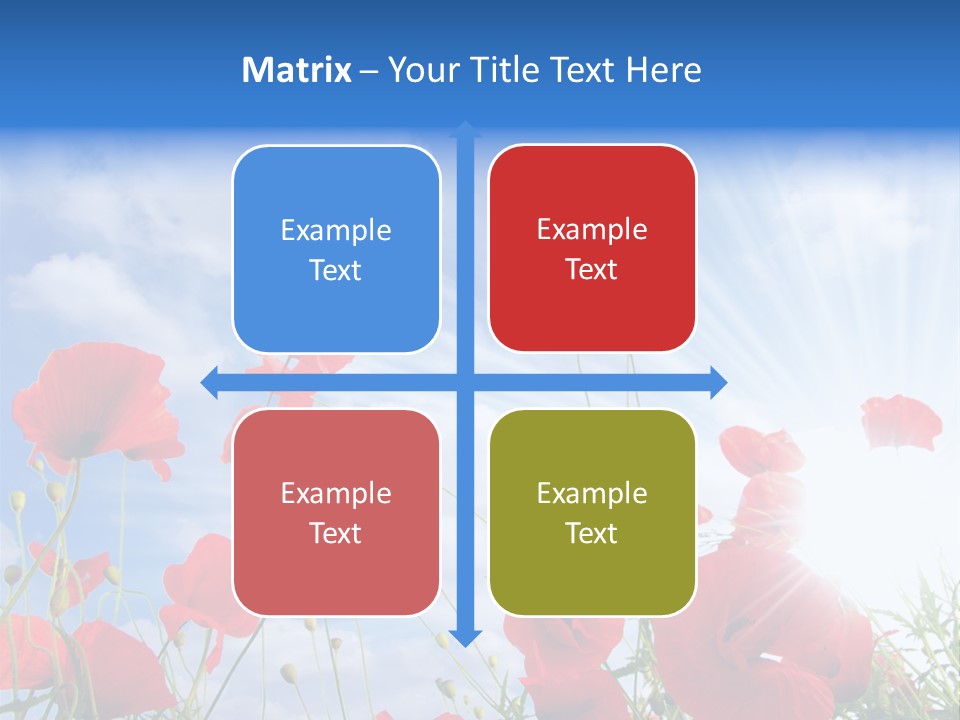 Colour Nature Red PowerPoint Template