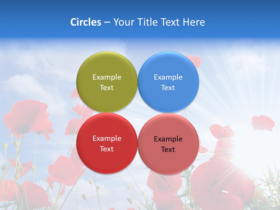 Colour Nature Red PowerPoint Template