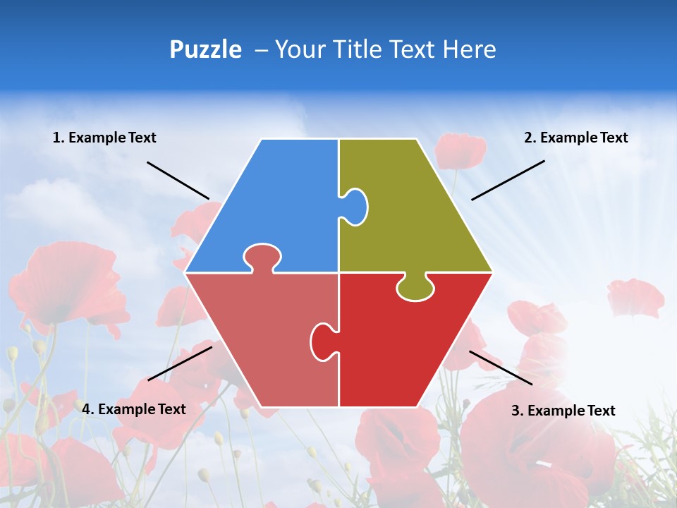 Colour Nature Red PowerPoint Template