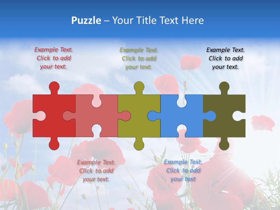 Colour Nature Red PowerPoint Template