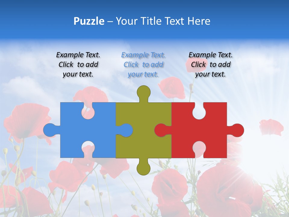 Colour Nature Red PowerPoint Template