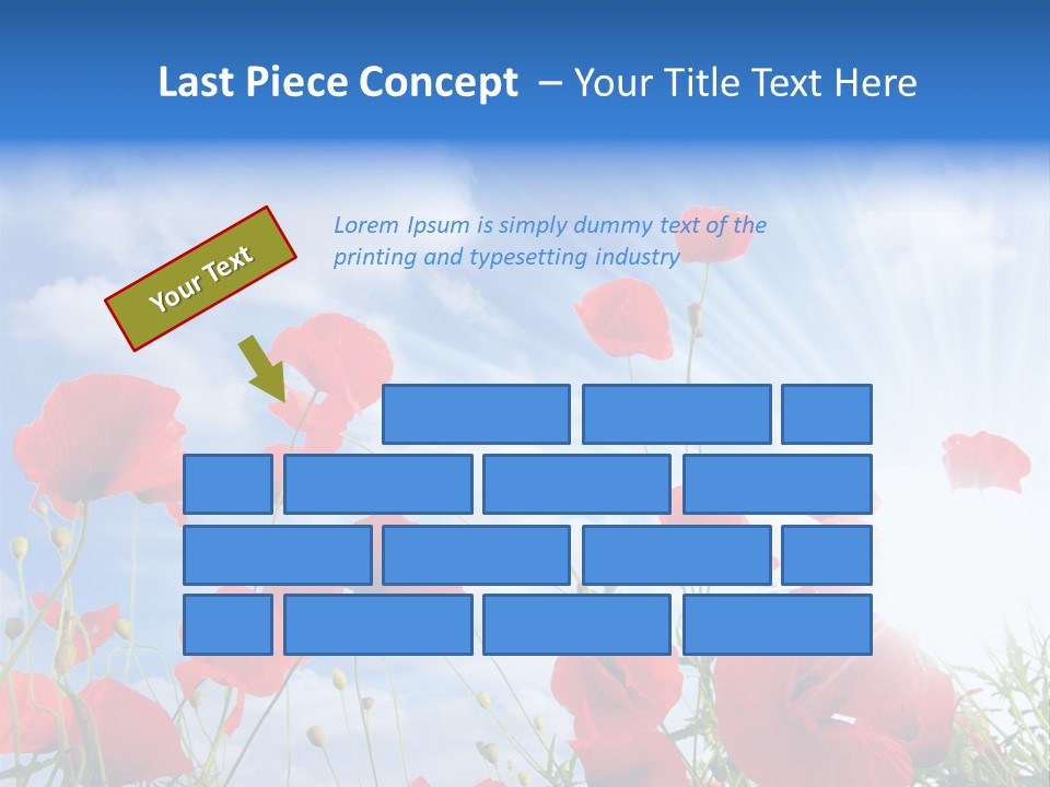 Colour Nature Red PowerPoint Template