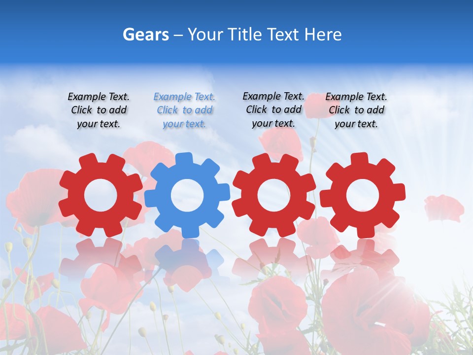 Colour Nature Red PowerPoint Template