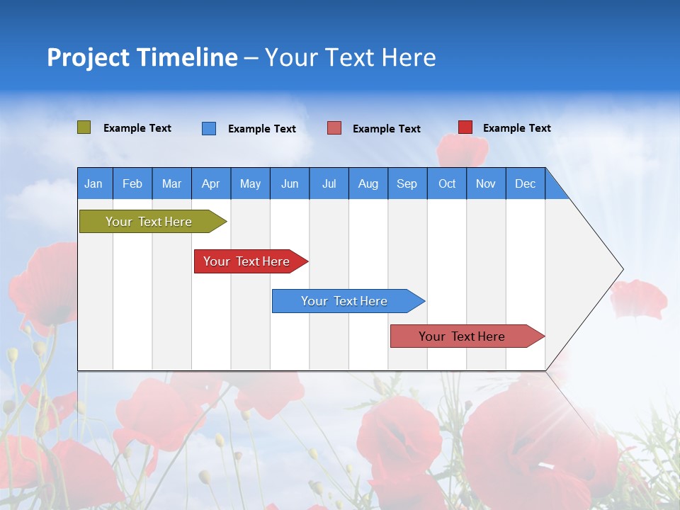 Colour Nature Red PowerPoint Template