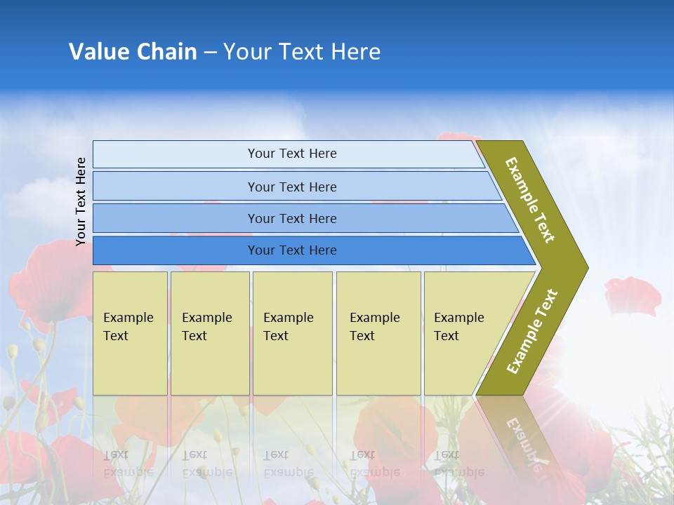 Colour Nature Red PowerPoint Template
