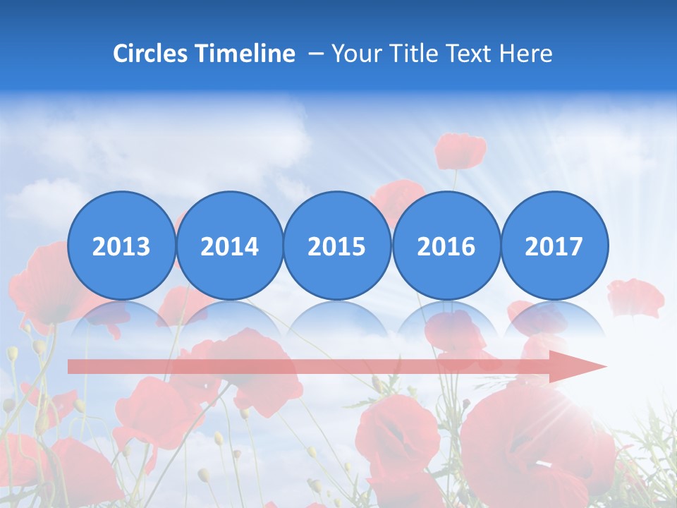 Colour Nature Red PowerPoint Template