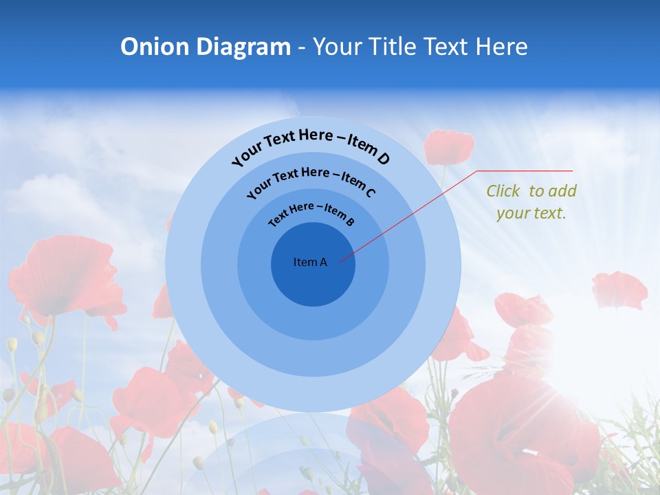 Colour Nature Red PowerPoint Template