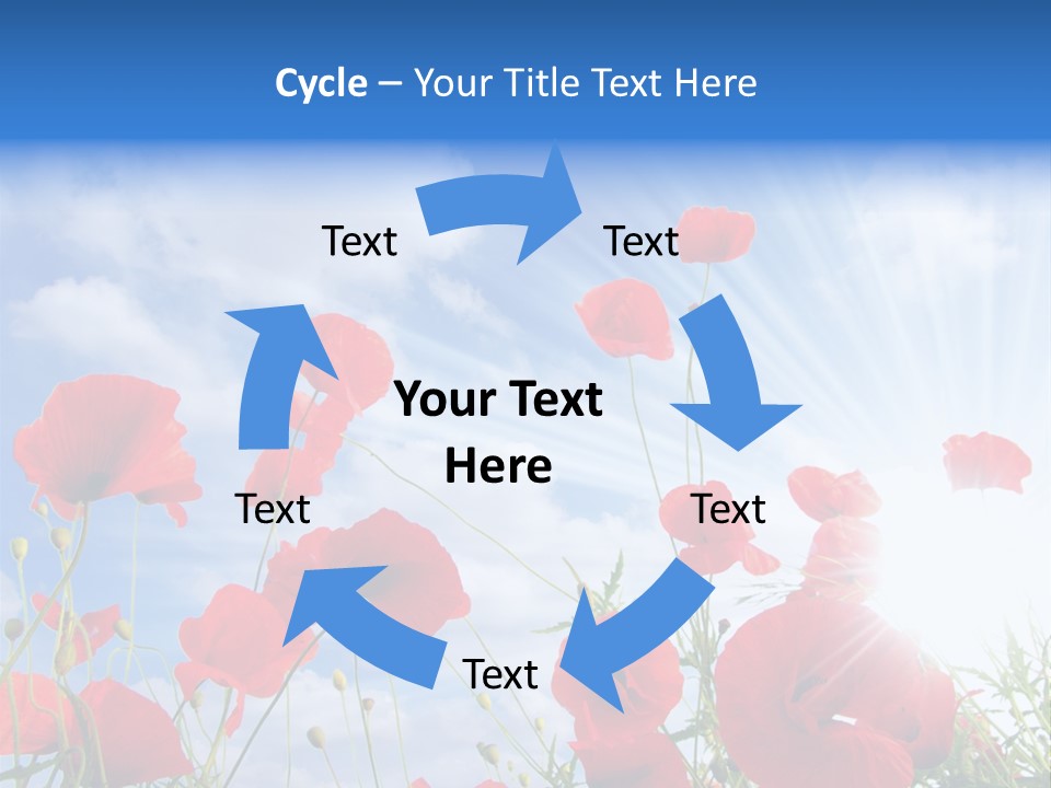 Colour Nature Red PowerPoint Template