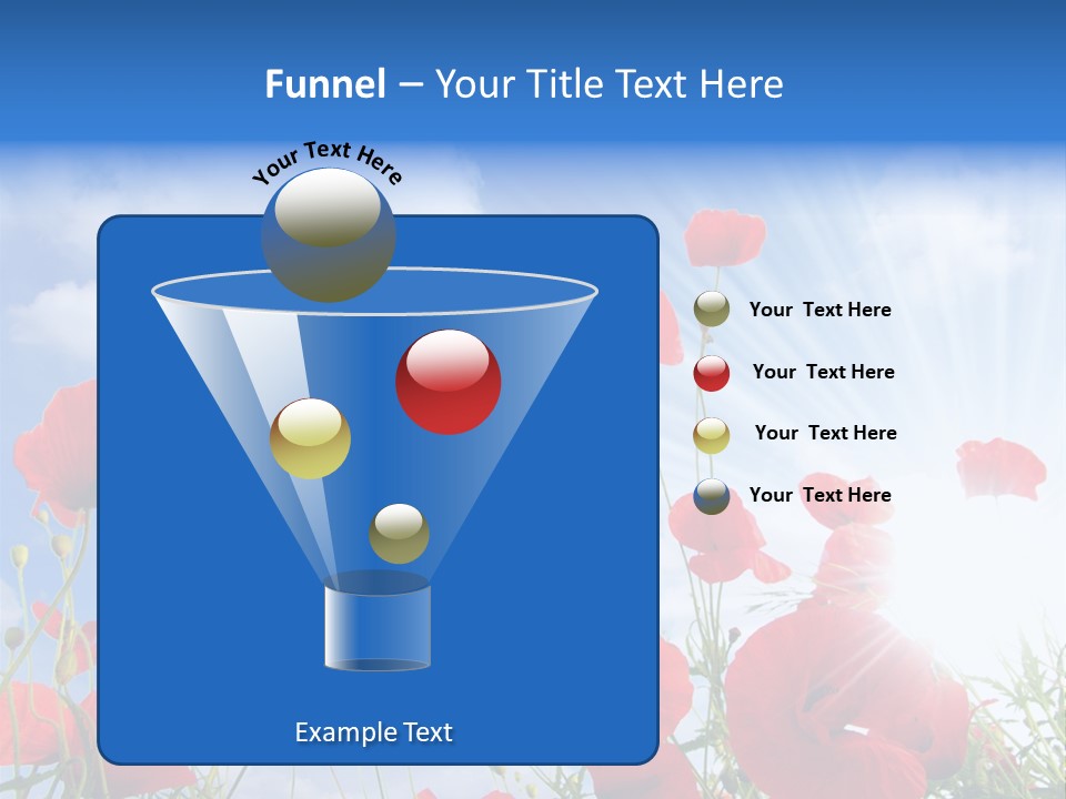 Colour Nature Red PowerPoint Template