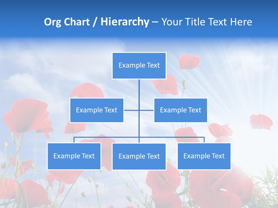 Colour Nature Red PowerPoint Template