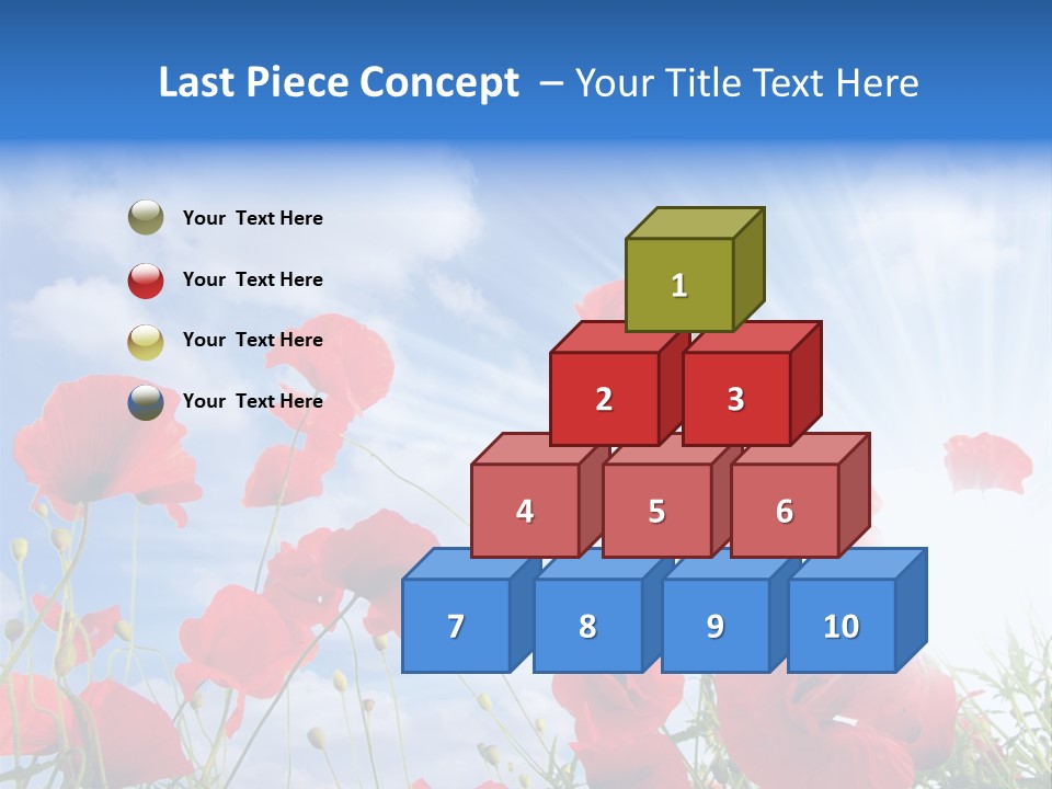 Colour Nature Red PowerPoint Template