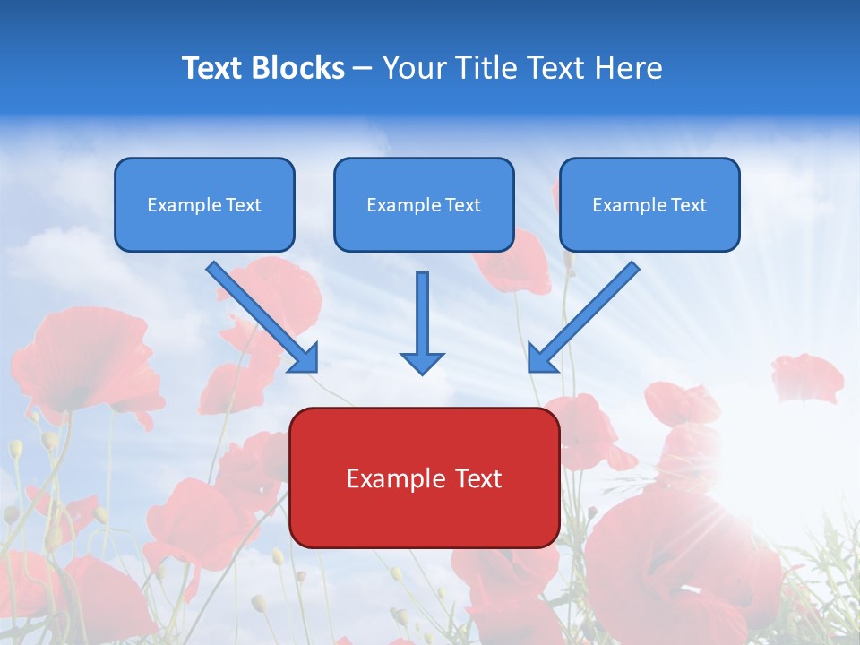 Colour Nature Red PowerPoint Template