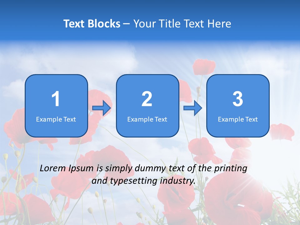 Colour Nature Red PowerPoint Template